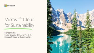 Keynote - Microsoft Cloud for Sustainability Tech Summit May 2024