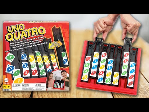 UNO QUATRO - Spielregeln TV (Spielanleitung Deutsch) - MATTEL GAMES QUATTRO