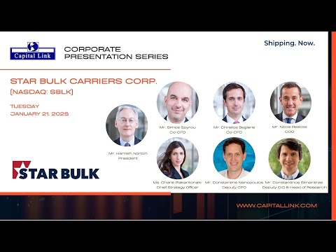 Star Bulk Carriers Corp. (SBLK)  - 2025 Capital Link Corporate Presentation Series