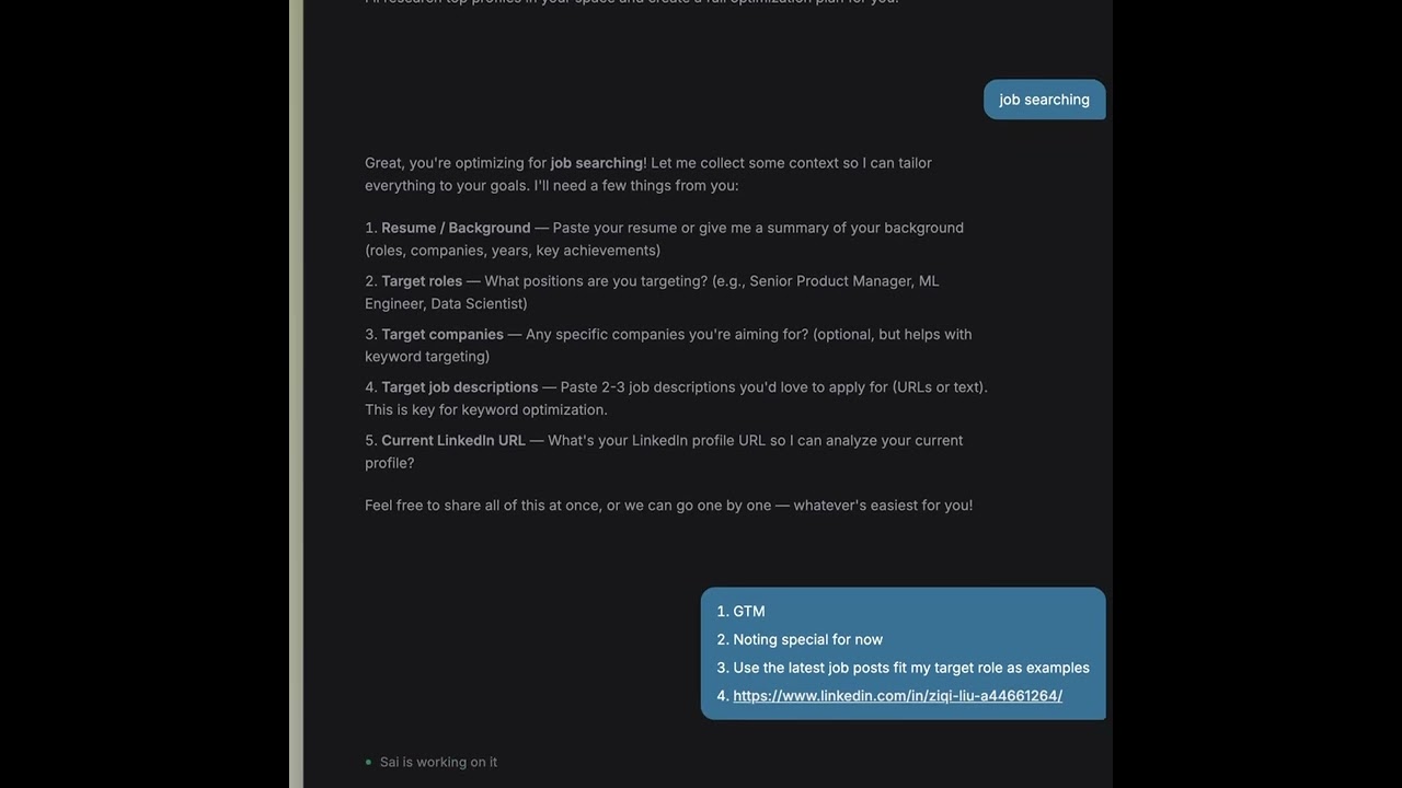How to Optimize Your LinkedIn Profile with Sai