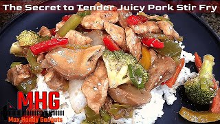The Secret to Tender Juicy Pork Stir Fry with Vegetables