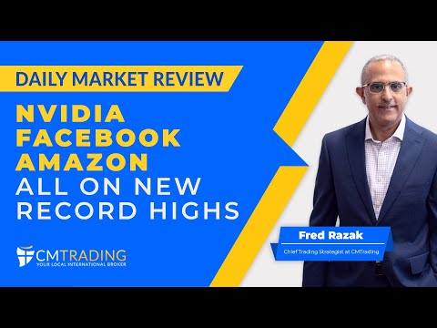 CMTrading Daily Market Review February 5th, 2024 - Nvidia, Facebook, Amazon all on new record highs.