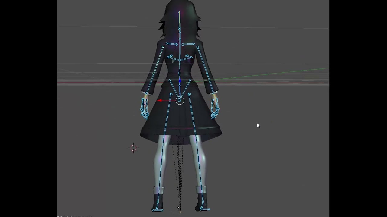 Anime girl 1 3D Model