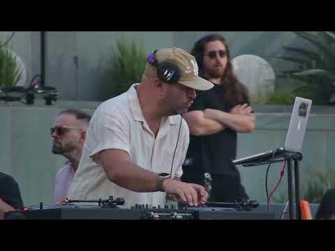 DJ Anthony Valadez performs live at Grand Performances in Los Angeles