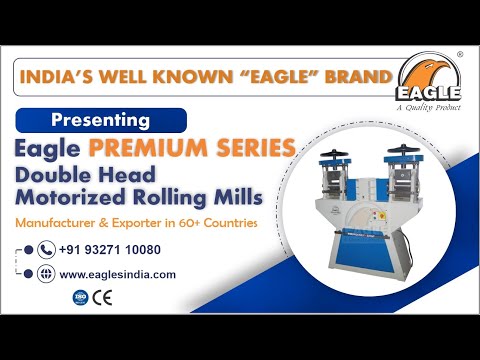 Eagle Premium Double Head Roll Press Goldsmith Jewellery Making