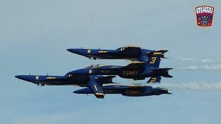 Navy Blue Angels over Jacksonville Beach