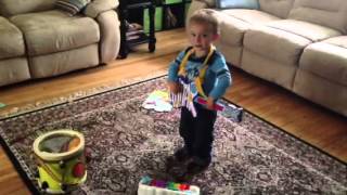 2 year old sings Guster Bad Bad World