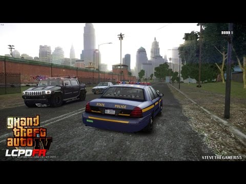 GTA 4 - LCPDFR - EPiSODE 52 - NEW YORK STATE POLICE (NYSP CVPI) UNCUT