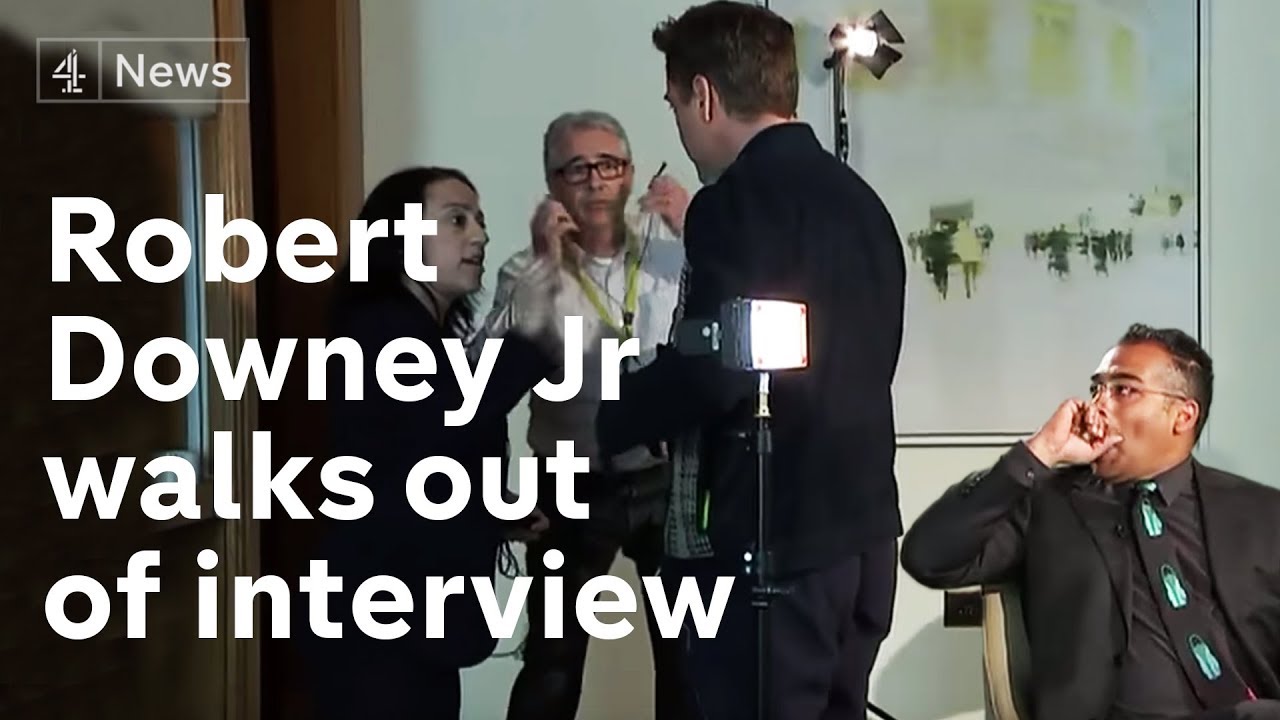 Robert Downey Jr full interview: star walks out when asked about past thumnail