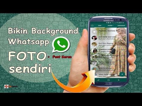 Cara Mengganti Tema Whatsapp Menggunakan Foto Sendiri Tanpa Root | Kaskus