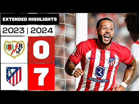RAYO VALLECANO 0-7 ATLÉTICO DE MADRID 2023/24 | Resumen Ampliado