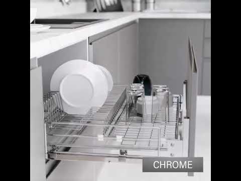 Миниатюра изображения товара Корзина-сушка выдвижная Starax S-2031-A (антрацит)