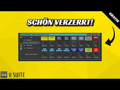 Hard Techno Bassline in Ableton erstellen [Rack gratis wenn Du magst]