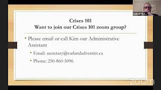 Crisis 101 Series - Day 5, March 27, 2021