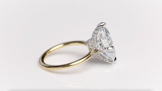 Making a 5.00ct Oval Lab-Grown Diamond Engagement Ring