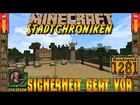 Minecraft #1281 -Stadtchroniken- Sicherheit geht vor [HD+Deutsch]