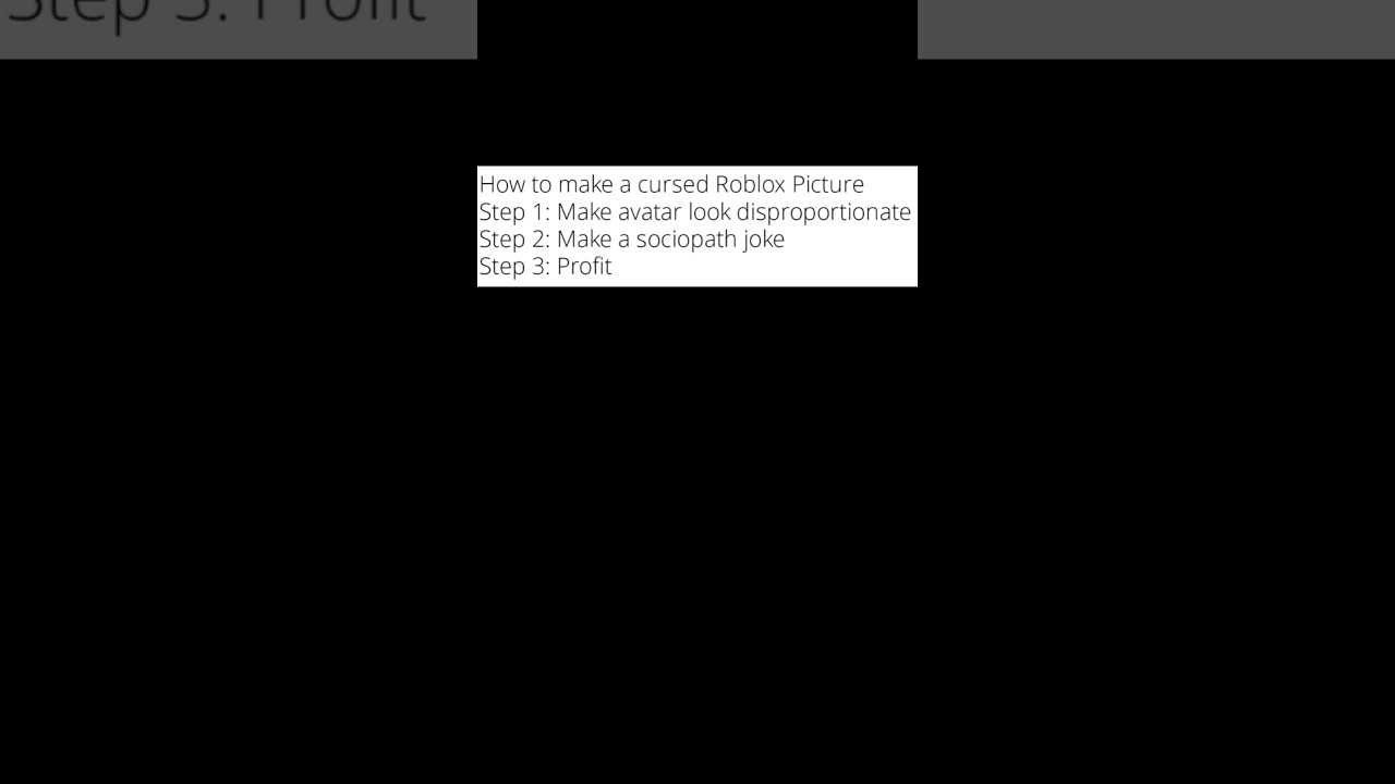 How to make a cursed roblox picture☺️ #roblox #memes #robloxmemes