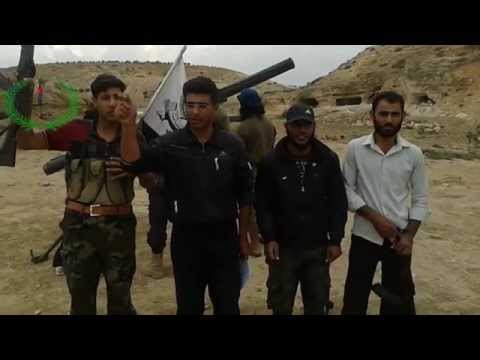 استهداف مطار حماة العسكري بواسطة صواريخ غراد من قبل جبهة ثبات المقاتلة