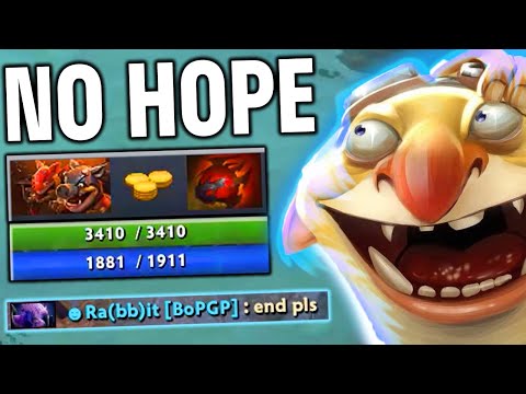 This is Faceless void after seeing my item! "Techies Immortal Bracket"