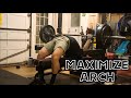 HOW TO MAXIMIZE YOUR ARCH DURING THE BENCH PRESS