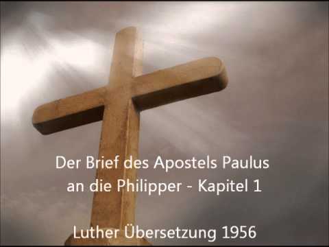 Der Brief des Apostels Paulus an die Philipper - Kapitel 1 [LuÜ]