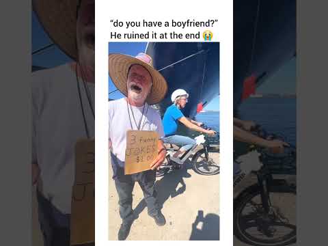 The forced laughs 😭