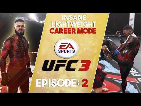 I BROKE HIS LEG!!! STRIKERS ARE BEAST! - EA Sports UFC 3 Lightweight Career Mode Gameplay