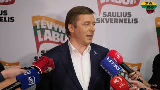 Karbauskis: ko aš nesuprantu nes jis yra premjeras