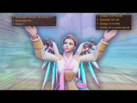 ''Not A Morsel Was Left'' 🌈 Grandmaster/Top500 Mercy Gameplay | Overwatch 2