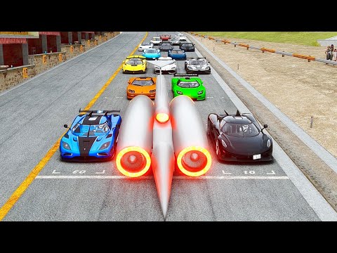 Thrust SSC GTR vs All Koenigsegg Hypercars at Special Stage Route X