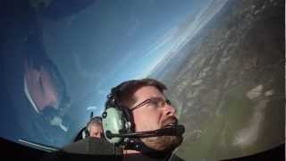 preview picture of video 'First aerobatic flying - Tutima Academy of Aviation Safety (King City, CA)'