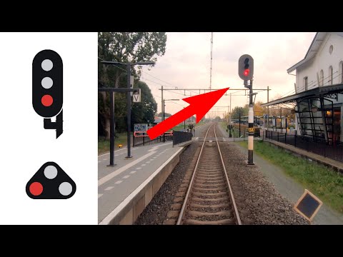 Railway Signals Explained PART 7: High or low red [Leeuwarden - Meppel CABVIEW HOLLAND 23okt 2020]