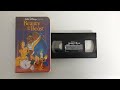 Opening And Closing To Beauty And The Beast 1992 VHS 60fps Version C