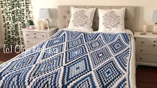 Crochet Blanket Tutorial | Use Leftover, Scrap, and Second Time Around Yarns. Part 1
