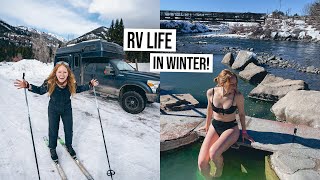 The ULTIMATE Winter RV Road Trip Across Colorado! - Backcountry Camping, Hot Springs, and MORE!