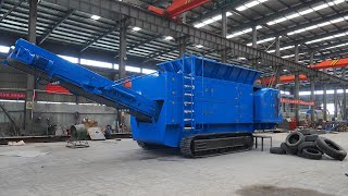 Tracked Mobile Shredder - Industrial Waste Shredding Machine