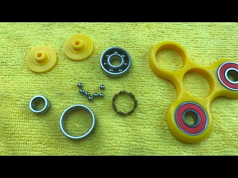 Tear Down Hand Spinner Bearings and Balls Clean Them & Put Back Together