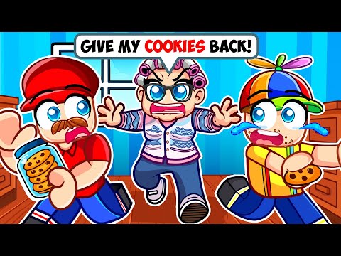 STEALING COOKIES From Grandma in Roblox...