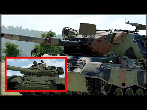 Gunner Heat PC Leopard 1 Attacks a T-72A Mod1985 Platoon Flank