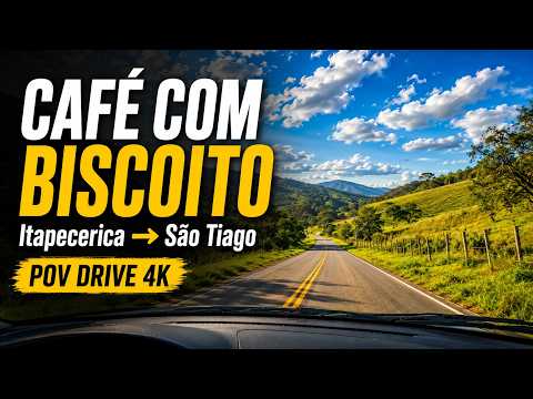 Seguimos por Minas até a Terra do Café com Biscoito | Itapecerica a São Tiago 4K
