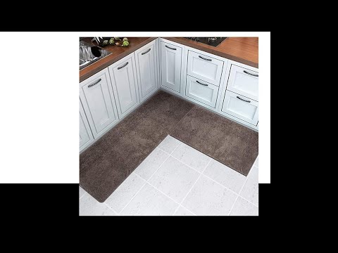 Kitchen Floor Mat, 2 Piece Mat, Floor Mat, 2 Piece Cotton Kitchen Mat