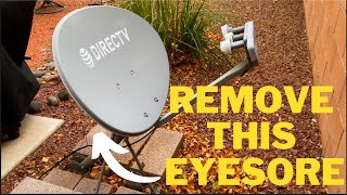 How to Remove a Satellite Dish || In-depth Tutorial