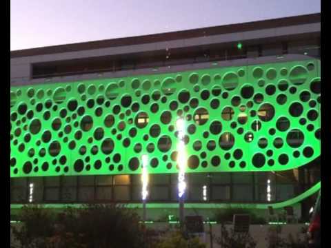 Mise en lumière de la mairie de PLESCOP