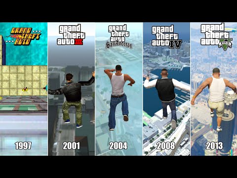 Falling From the Highest Points in All GTA Games (1997-2025)
