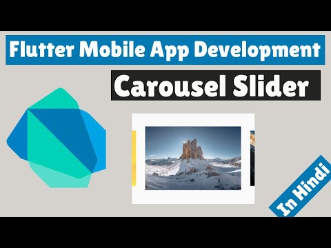 Flutter Mobile App Development How to add Carousel Slider in Flutter