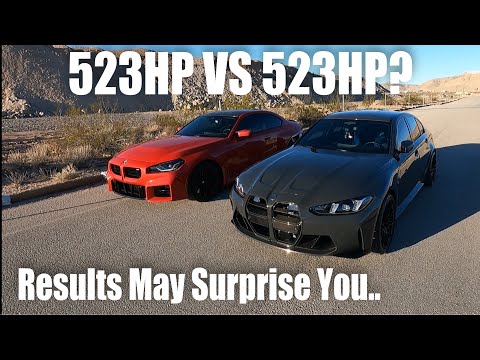 2025 BMW M3 Comp xDrive vs BMW M2 (CS Tune) RACE! | +Dragy Test