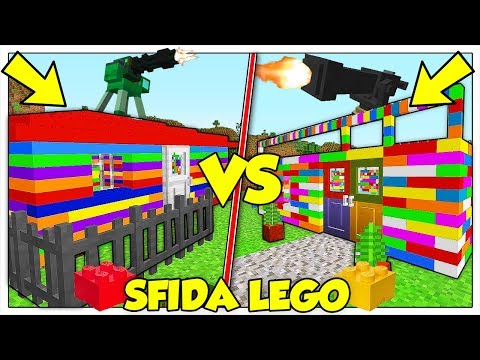 SFIDA DI COSTRUZIONE E DISTRUZIONE CON I LEGO! - Minecraft ITA