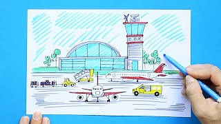 How to draw an Airport