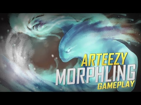 Arteezy playing Morphling (Gameplay)