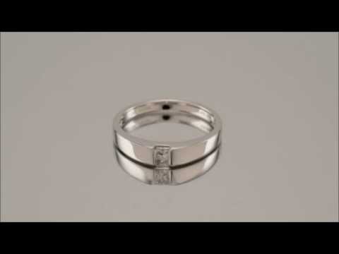 9ct White Gold 20pt Princess Cut Diamond Ring - D7267